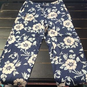 Talbots Women's Floral Print Pants